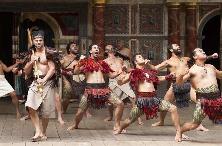 From a Maori production of Troilus and Cressida